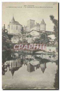 Old Postcard Charente La Rochefoucauld Chateau in North East and Tardoire