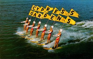 Florida Cypress Gardens Aquamaids Water Skiing