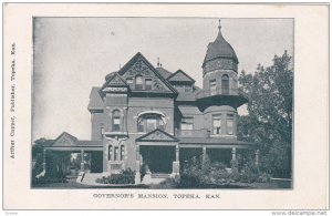 TOPEKA, Kansas, 1900-1910's, Governor's Mansion