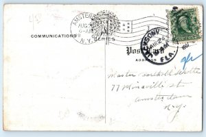 1907 Jacksonville Florida Vintage Postcard Dixieland Park Building Aerial View