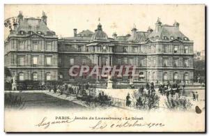 Paris - 6 - Jardin du Luxembourg - The Senate - Old Postcard