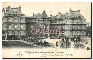 Paris - 6 - Jardin du Luxembourg - The Senate - Old Postcard