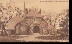 Virginia Fort Defiance Old Stone Church Albertype