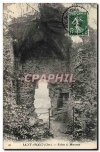 Old Postcard Saint Amand Montrond Ruins