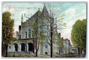 c1910 St Paul Methodist Episcopal Church Toledo Ohio OH Antique Vintage Postcard