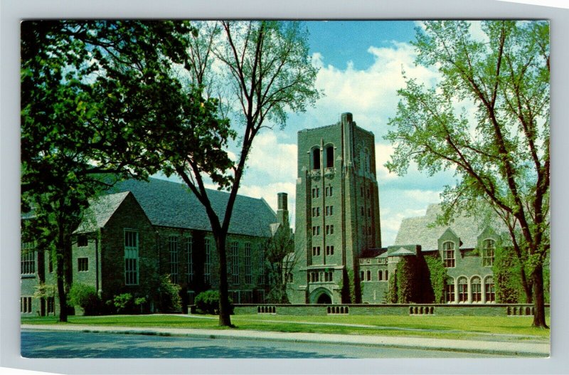 Ithaca NY, Myron Taylor Hall, Cornell University, Chrome New York Postcard