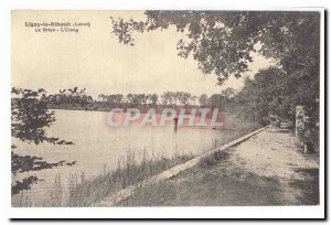 Ligny le Ribault Old Postcard The Briou L & # 39etang