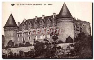 Old Postcard Rochechouart Chateau