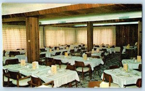 Canada Postcard Walnut Room Golden West Motel Regina Saskatchewan c1960 Vintage