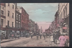 Gloucestershire Postcard - Gloucester - Westgate Street  HP641