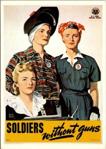 World War II Poster Soldiers Without Guns