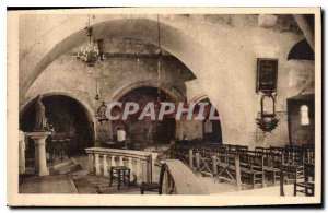 Postcard Old Baux inside the church St Vincent Containing Remains X XII XIV X...