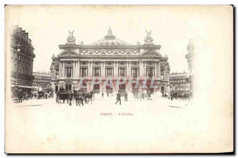 Old Postcard Paris L & # 39opera