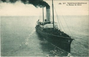 CPA TROUVILLE - DEAUVILLE - Le Bateau du Havre STEAMER (140977)