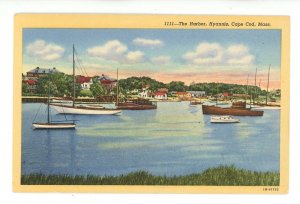 MA - Cape Cod, Hyannis. The Harbor ca 1941