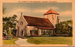 California Glendale Church Of The Recessional 1955