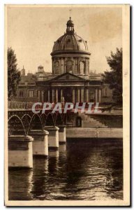 Old Postcard Paris Strolling L & # 39lnstitut of France
