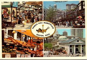 Massachusetts Boston Faneuil Hall Marketplace Multi View