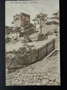 Gibraltar THE MOORISH CASTLE - Old RP Postcard by Benzaquen & Co.