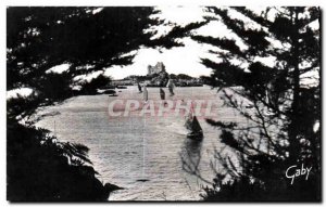 Old Postcard Ploumanac h in Perros Guirec landscape on Costaeres