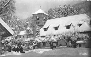 BR28850 Samoens l Eglise et la place france