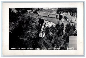 Fort William Ontario Canada Postcard Kakabeka Falls Gorge c1910 RPPC Photo