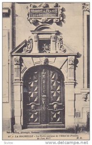 La Porte Antique De l'Hotel De France De l'An 1627, La Rochelle (Charente-Mar...