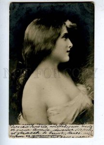 202774 BELLE Lady Long Hair by Angelo ASTI old PHOTO Russian