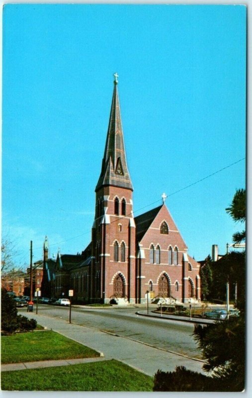 Postcard - St. Joseph's Catholic Church - Manchester, New Hampshire