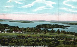 Vintage Postcard 1912 Lake Winnipesaukee Locke's Hill Glendale New Hampshire NH