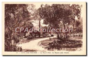 Postcard Old Rayol The Square Jean Aicard