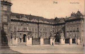 Czech Republic Prague Prag Konigliche Burg Vintage Postcard C062