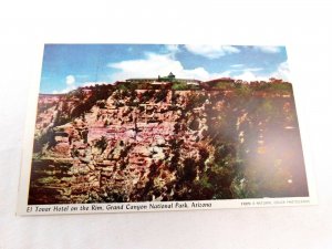 Vintage El Tovar Hotel on The Rim, Grand Canyon Fred Harvey Postcard P30