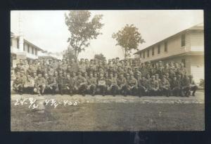 RPPC FORT FT. SHERIDAN ILLINOIS COMPANY B U.S. NAVY BASE REAL PHOTO POSTCARD