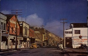 Virginia City Nevada NV Sierra Budweiser Bucket of Blood Saloon Vintage Postcard