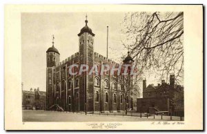 Old Postcard Tower of London White Tower