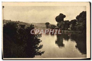 Old Postcard Saint Germain en Laye The Seine beside al route