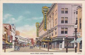 Main Street Bridgeport Connecticut Curteich