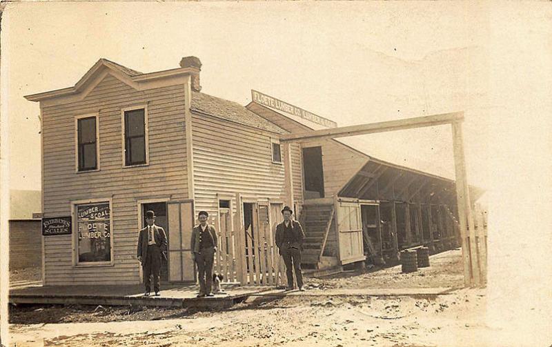 Stratford SD Floete Lumber Co. Fairbanks Scales 1911 R. P. O. Cancel RP Postcard