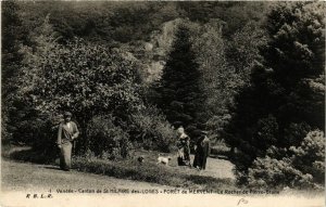 CPA Canton de St-HILAIRE-des-LOGES - Foret de MERVENT - Scene (637311)