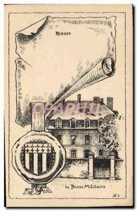 Old Postcard Military Prison Rennes