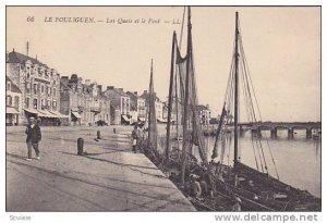 Fishing Boats, Les Quais Et Le Pont, Le Pouliguen (Loire-Atlantique), France,...