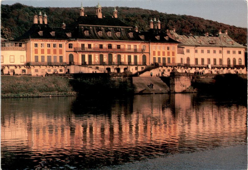 Explore Wasserpalais Schloss Pillnitz in Dresden!! postcard