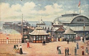 BLACKPOOL LANCASHIRE ENGLAND~NORTH PIER~TUCK OILETTE 7398 POSTCARD