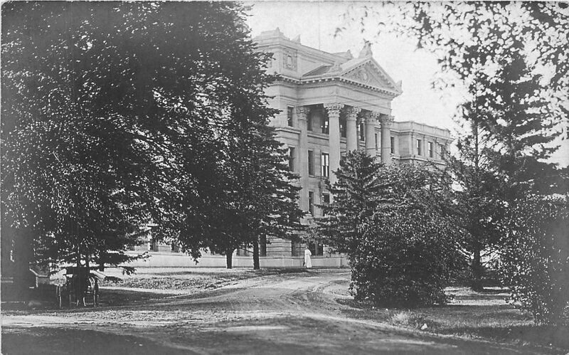 Administration Building Ames Iowa C-1905 RPPC Photo Postcard 21-3297