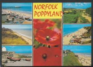 Norfolk Postcard - Views of Norfolk Poppyland    RR5111