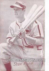 Baseball Postcard Base Ball Post Card Stan Musial unused