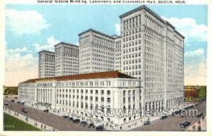 General Motors Building - Detroit, Michigan MI Postcard