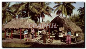 Modern Postcard Seminole Indian Village At Home Musa Isle Of the Seminole Ind...