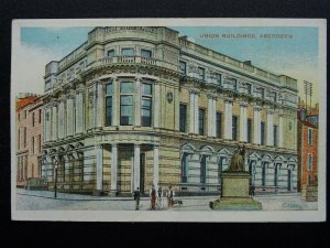 Scotland ABERDEEN Union Building - Old Postcard by G.D.& D.L